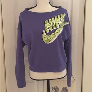 Nike Purple Graphic Sweatshirt